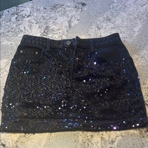 Mustard Seed Mustard Seed Black Sequin Black Mini Size S